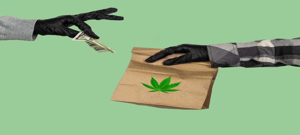 Paying for weed bought online