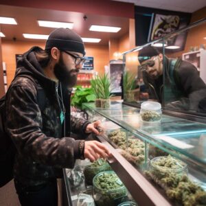 Buying weed from dispensary