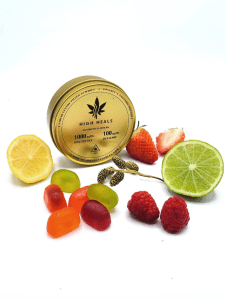 High Heals High potency weed gummies