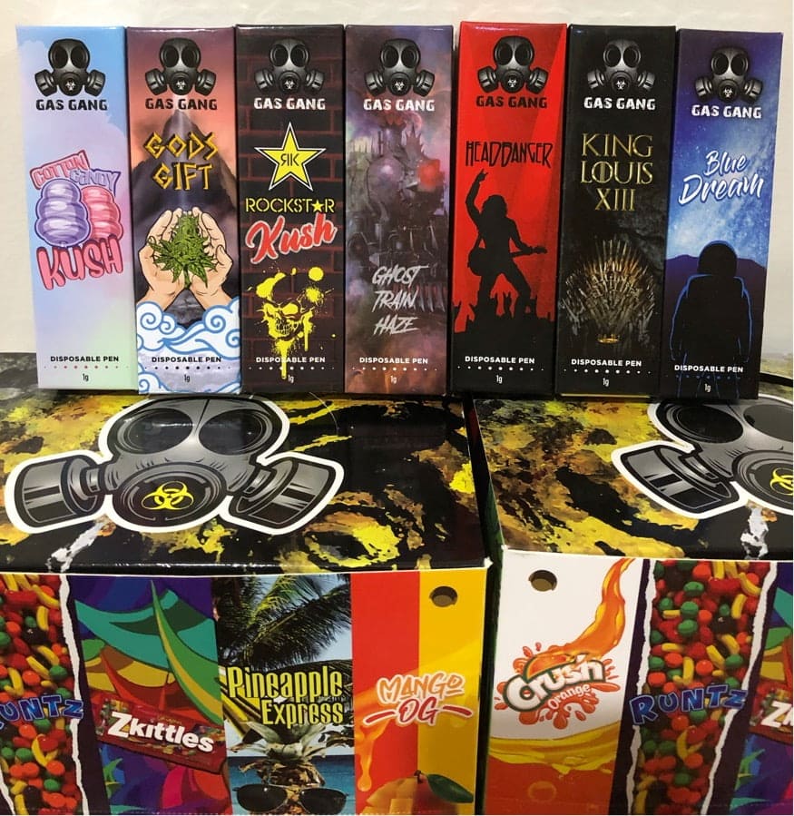 gas gang thc vape flavours